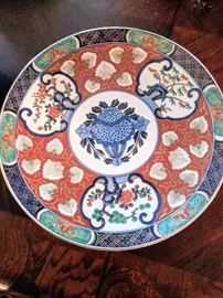 Japanese porcelain large platter