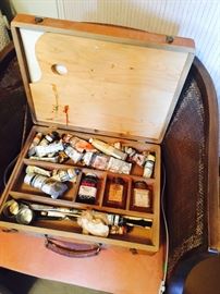 Vintage Painters Set Oil Paints 
