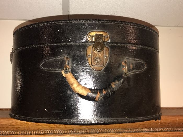 Antique hat box