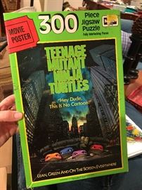Teenage Mutant Ninja Turtles vintage puzzle