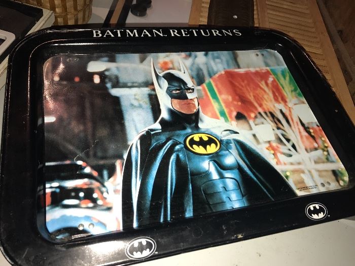 Vintage Batman Returns children's tv tray. There are two of these fun trays!