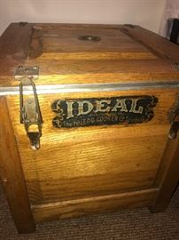 Ideal; The Toledo Cooker. Imagining having to carry this with you on your next camping trip! Super fun vintage item!