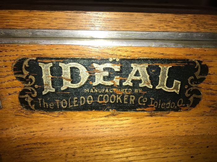 Ideal; The Toledo Cooker. Imagining having to carry this with you on your next camping trip! Super fun vintage item!