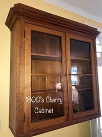 1800's Cherry Cabinet (located in the house)
