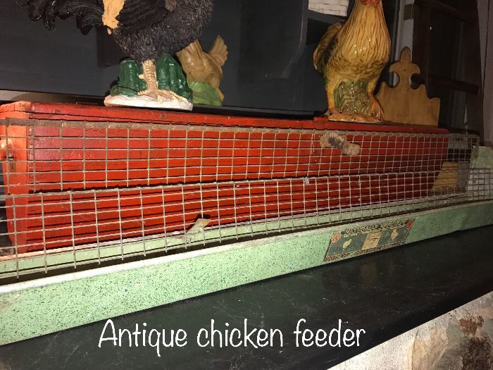 Antique Chicken Feeder