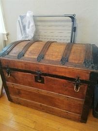 antique steamer trunk