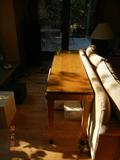 Console/sofa table 60"l x 17 1/2"d x 29"h. $226.00