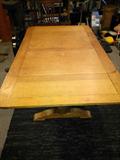 Pub table with leaf inserted