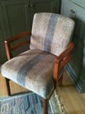 Terrific occasional chair. 24 1/4"w x 25"d x 35"h.
