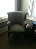 Gorgeous armchair with tufted back 31"w x 34"h x 27 1/2"d.