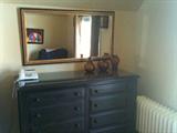 Eddie Bauer Home 8 drawer dresser 60"w x 22"d x 38"h Mirror is 51 1/2"w x 28 1/2"h.