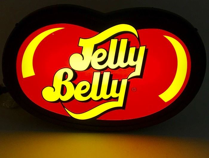 Lighted Jelly Belly Sign