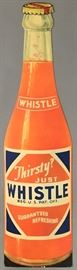 Whistle Soda Store Display Sign