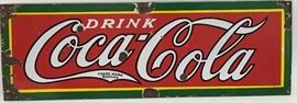 Porcelain Coca Cola Sign, c. 1920's