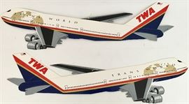 TWA Foam Hanger Sign