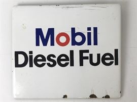 Porcelain Mobil Oil Pump Plate
