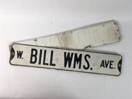 Bill Williams Ave Street Sign