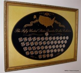 Framed US Quarters