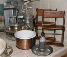 Miscellaneous Kitchen accessories...spice racks sold