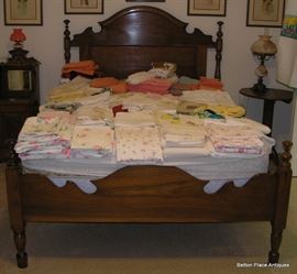 Antique Walnut Full Size Bed