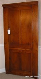 This is the Beautiful Antique Cherry Corner Cupboard , just another view of it.