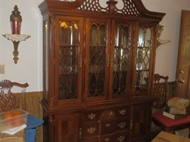 MAHOGANY CHINA CABINET