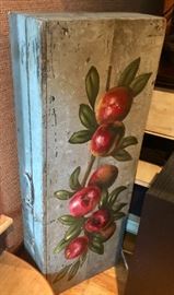 Vintage Handpainted Box w/Fruit Themed Design