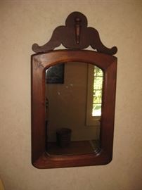 Antique primitive mirror.