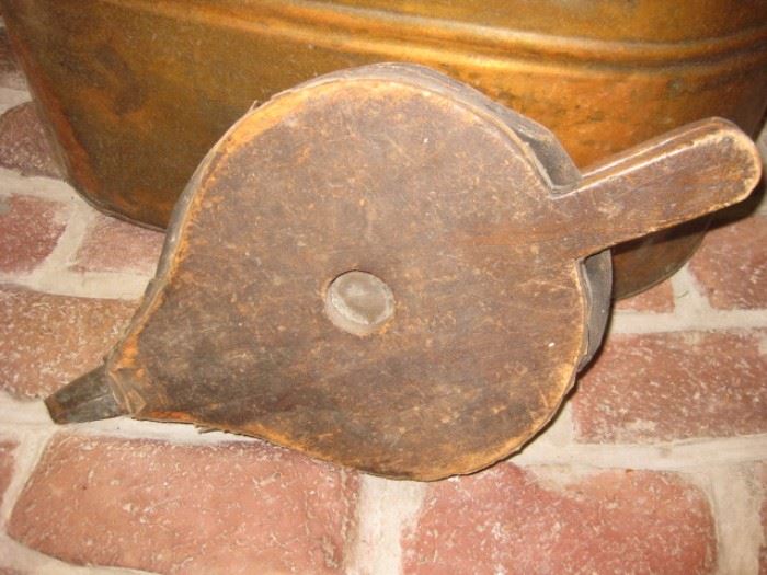 Antique primitive bellows