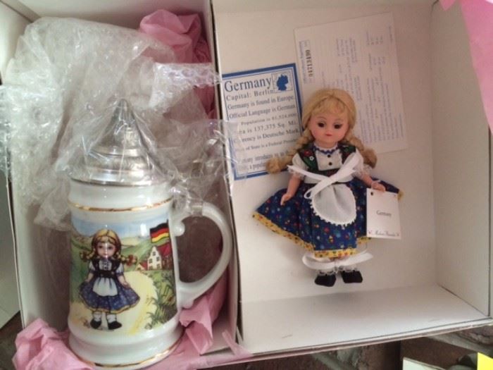 Madame Alexander - German Doll with Stein, Still in box