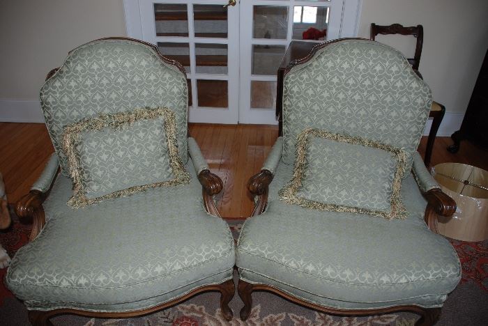 2 French Provincial Chairs
