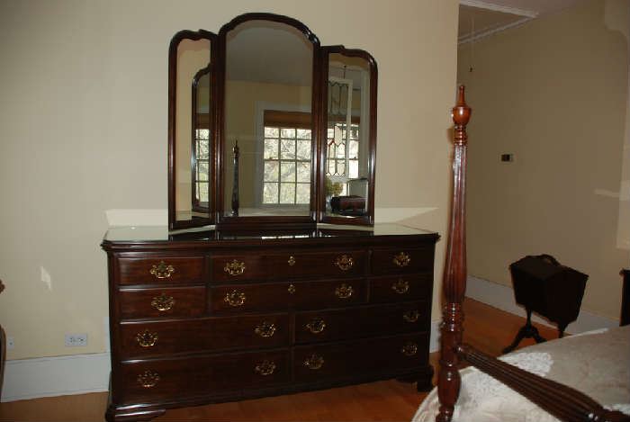Drexel Heritage Dresser &  Mirror