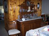 Victorian Marble Top sideboard