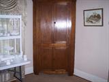 Primitive Cherry Corner Cupboard No. 1