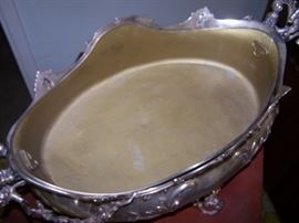 AUSTRIA 800 SILVER ROCOCO JARDINIERE WITH REMOVABLE BRASS LINER CIRCA 1900