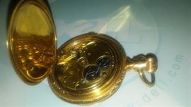 14 K GOLD HUNTER CASE QUARTER HOUR REPEATER