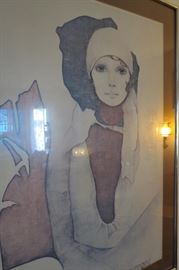 Rosamond 70's Framed Art