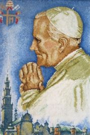 Numerous Images of the Polish Pope
