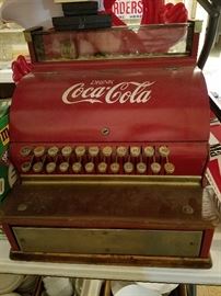 Coca Cola cash register and other items