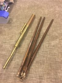 Vintage brass telescope 