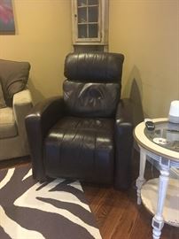 Leather recliner chair 