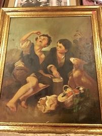 Vintage oil painting 