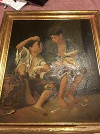 Vintage oil painting 