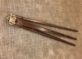 Gorgeous tripod stamped "Hall Bros."