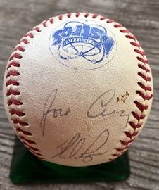 Astros Baseball - Autographed by NOLAN RYAN, JOSE CRUZ & MIKE SCOTT - Available for Pre-Sale - Contact us if interested!
