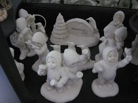 100+ Retired Snow Babies (with boxes)