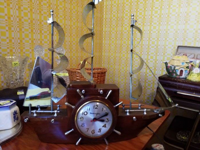 Vintage ship clock