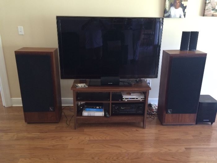 Infinity Speakers.and Flat Screen TV