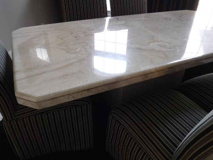 Solid Marble Dinner Table