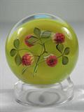 Paul Stankard paperweight, one of many fine paperweights in this auction